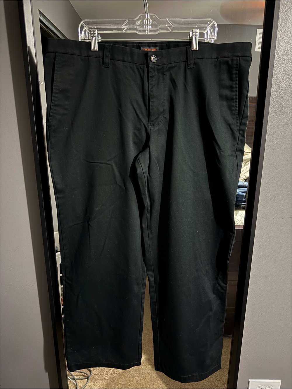 Cherokee Black Chinos - Straight Fit Men’s Pants